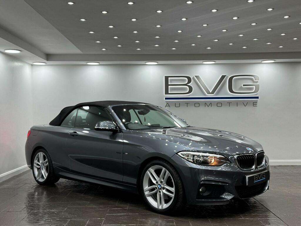 BMW 2 Series Convertible 2.0 220D M Sport Euro 6 Ss YF15XLC Grey #2