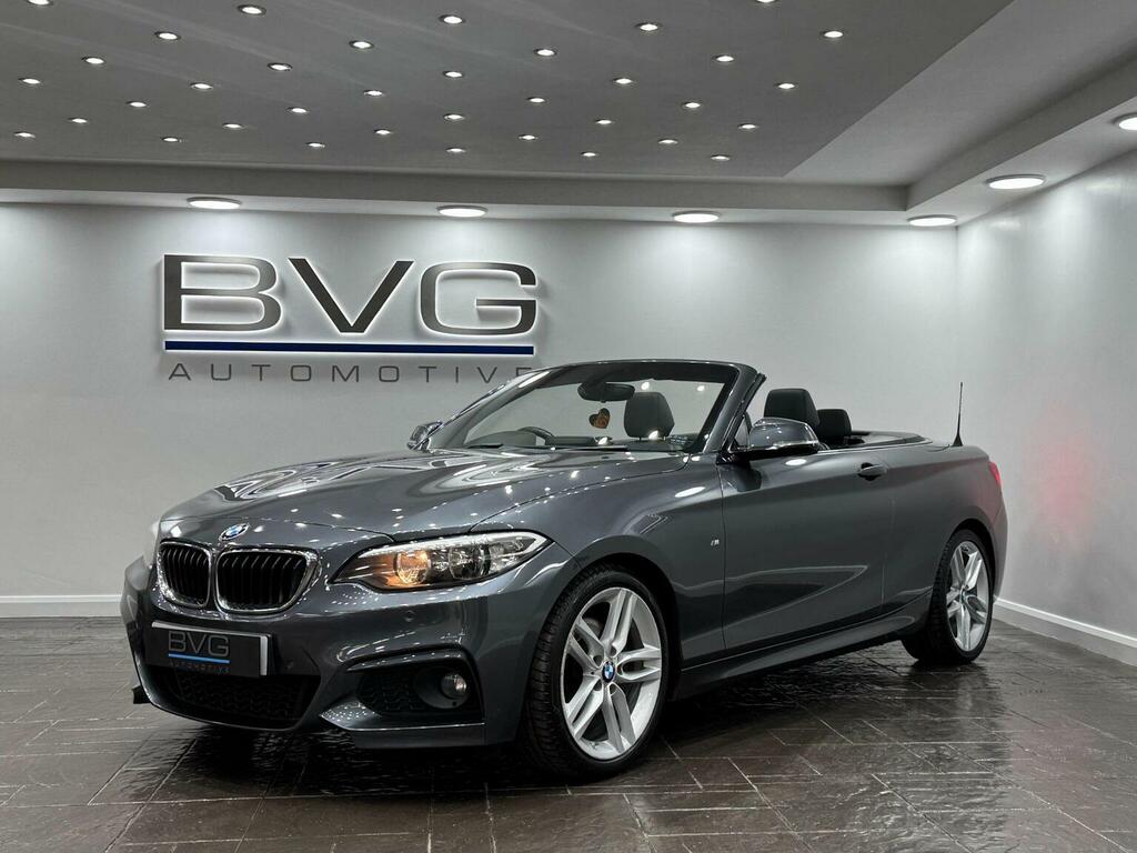 BMW 2 Series Convertible 2.0 220D M Sport Euro 6 Ss YF15XLC Grey #5
