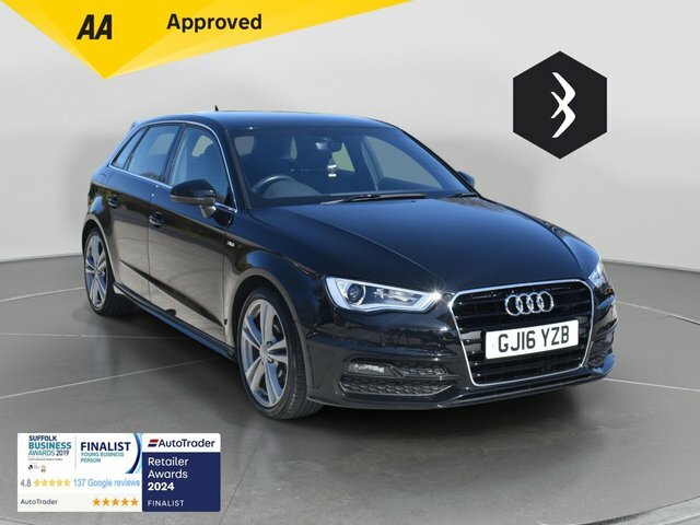 Audi A3 1.4 Tfsi S Line Sportback S Tronic Euro Black