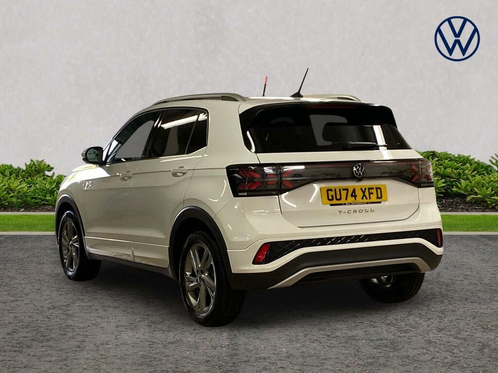 Volkswagen T-Cross 1.5 Tsi R-line Dsg GU74XFD White #2