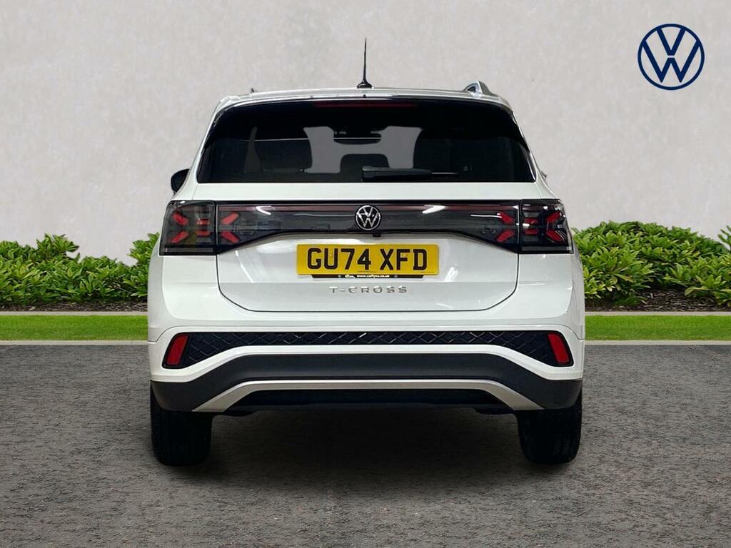 Volkswagen T-Cross 1.5 Tsi R-line Dsg GU74XFD White #4