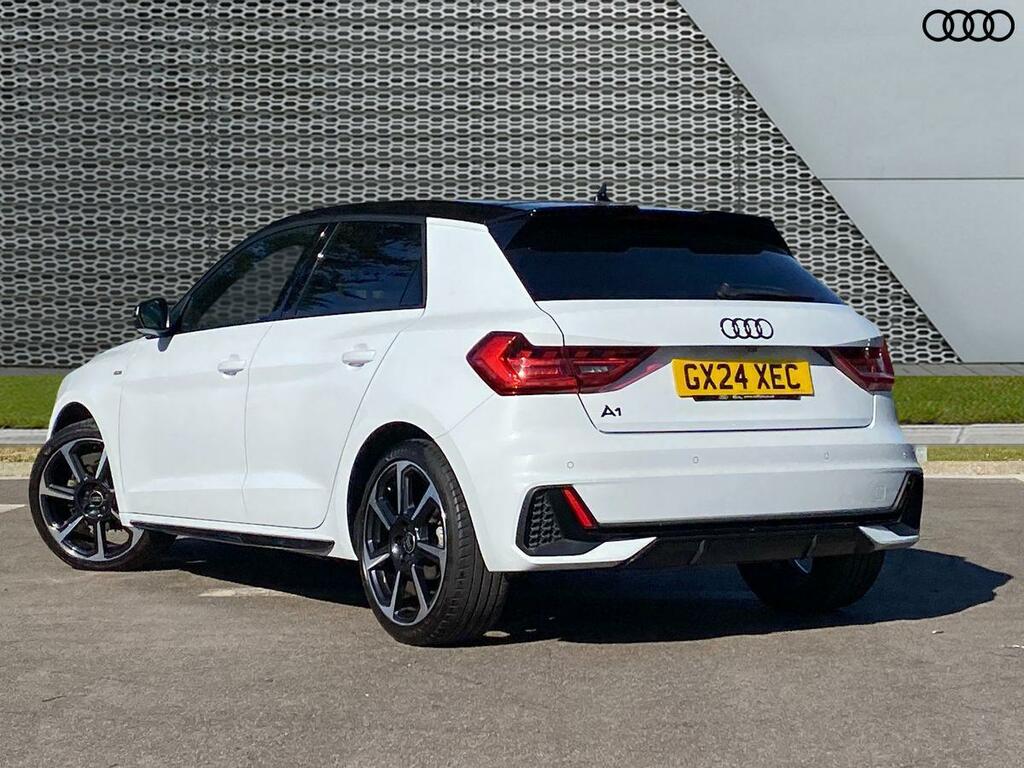 Audi A1 Black Edition 30 Tfsi 110 Ps S Tronic GX24XEC White #3