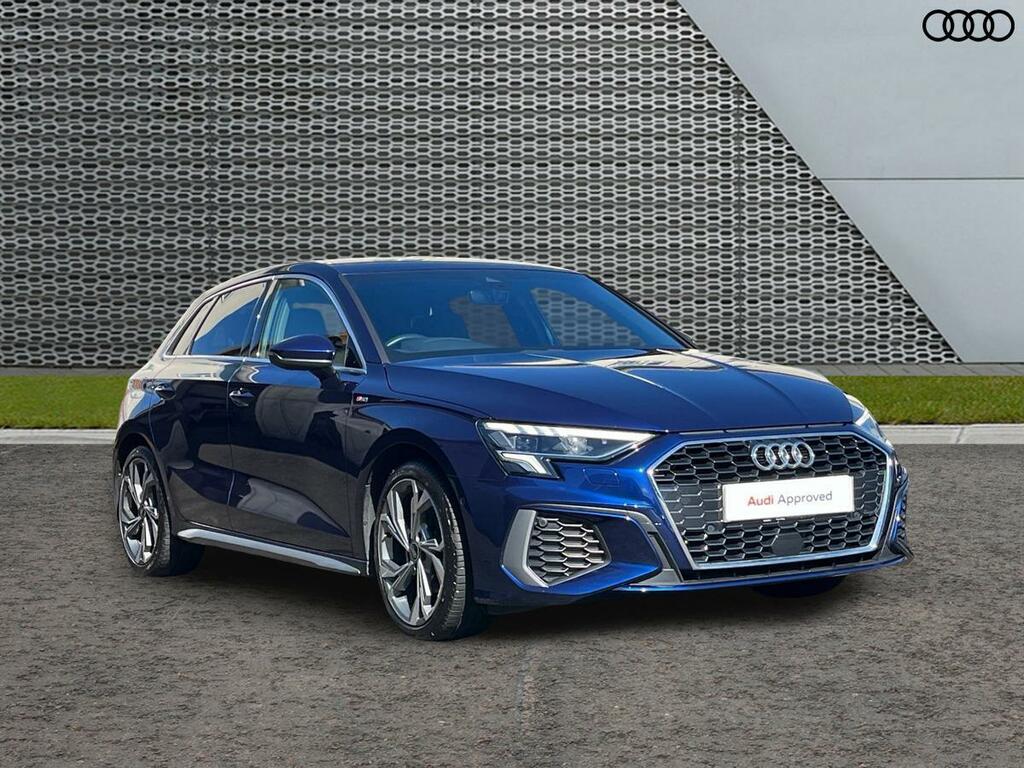 Audi A3 1.5 Tfsi 35 S Line Sportback S Tronic Euro 6 Ss Blue