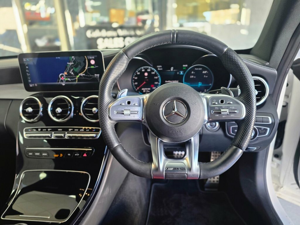 Mercedes-Benz C Class Coupe SN69EYS White #3