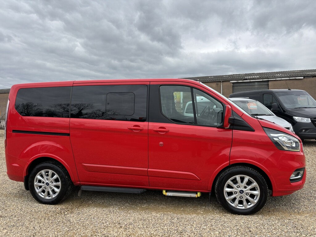 Ford Tourneo Custom Wheelchair Accessible Vehicle Wheelchair Accessibl WH68UKR Red #2