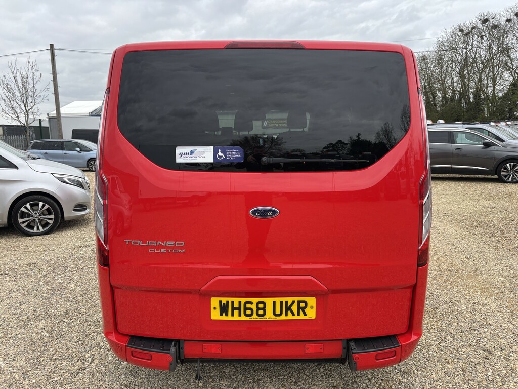 Ford Tourneo Custom Wheelchair Accessible Vehicle Wheelchair Accessibl WH68UKR Red #4