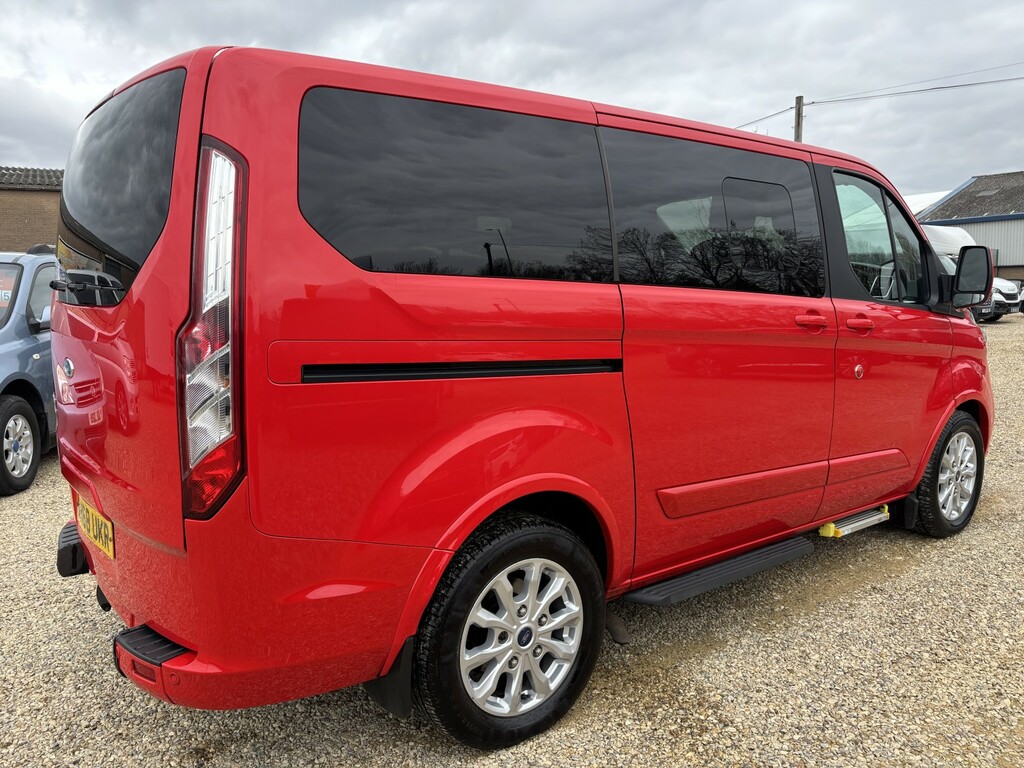 Ford Tourneo Custom Wheelchair Accessible Vehicle Wheelchair Accessibl WH68UKR Red #3