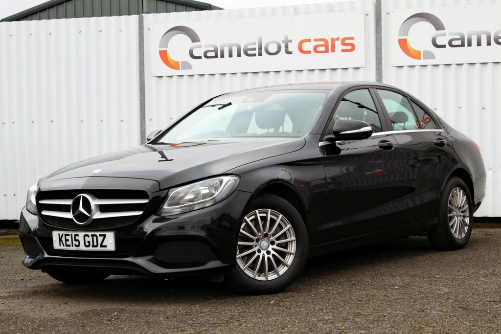 Mercedes-Benz C Class Saloon 2.1 C220 Bluetec Se 2015 KE15GDZ Black #2