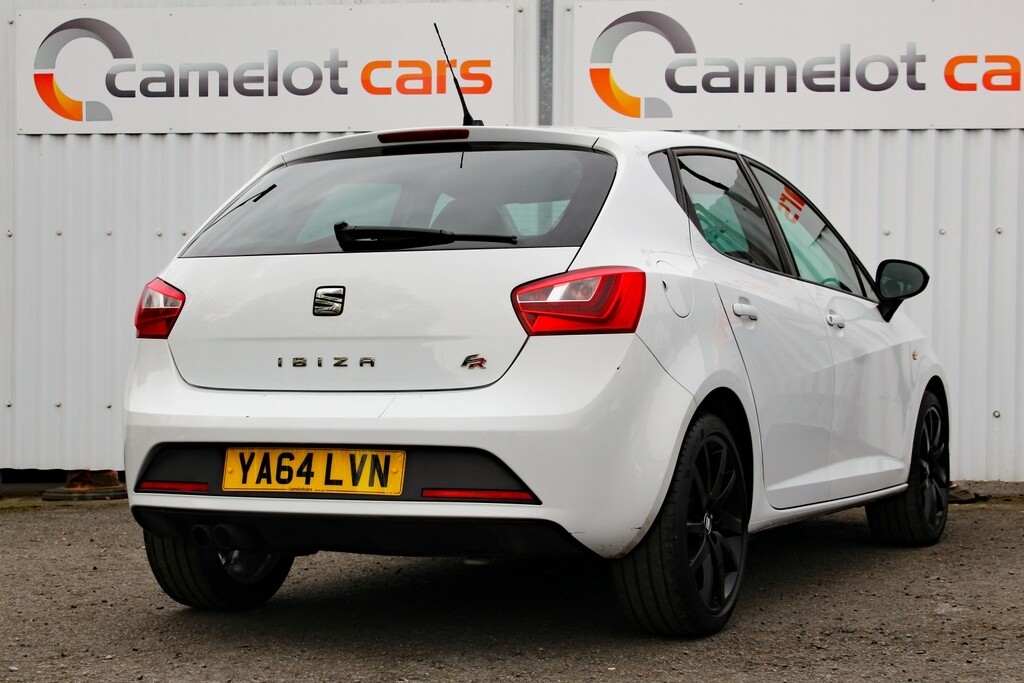Seat Ibiza Hatchback 1.2 Tsi Fr Black 2015 YA64LVN White #6