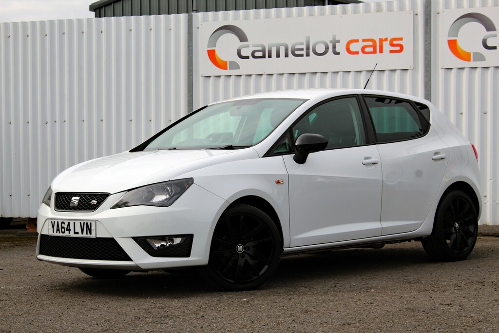 Seat Ibiza Hatchback 1.2 Tsi Fr Black 2015 YA64LVN White #3