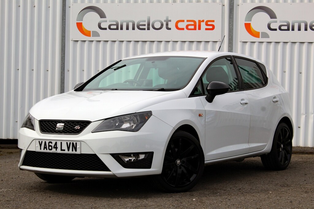 Seat Ibiza Hatchback 1.2 Tsi Fr Black 2015 YA64LVN White #2