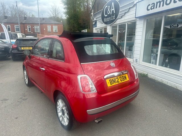 Fiat 500C 0.9 Twinair Lounge Convertible E Red #6