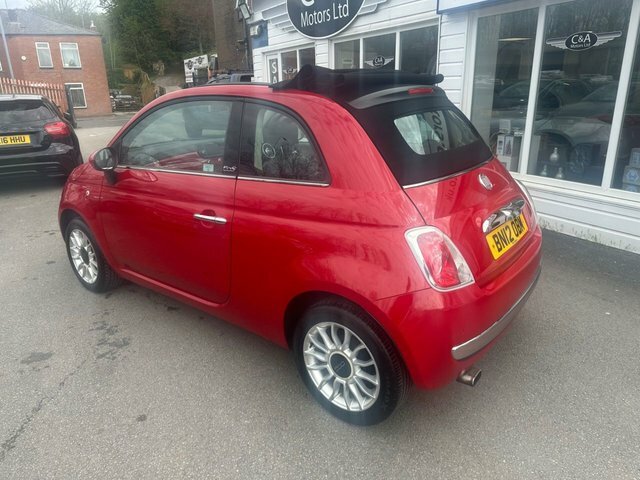 Fiat 500C 0.9 Twinair Lounge Convertible E Red #5