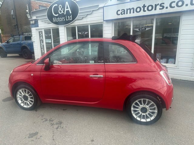 Fiat 500C 0.9 Twinair Lounge Convertible E Red #4