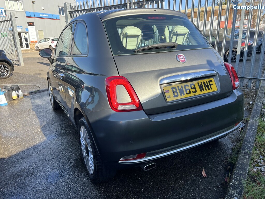 Fiat 500 Hatchback 1.2 1.2 69Hp Lounge 2020 BW69WNF Grey #4