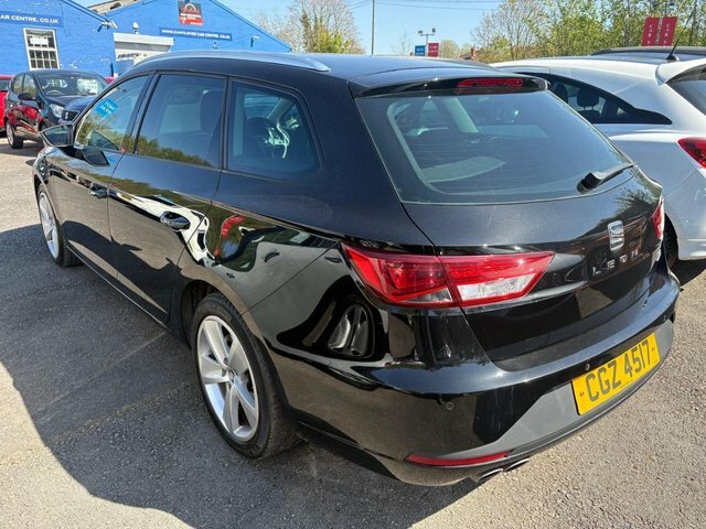 Seat Leon 2.0 Tdi Fr Sport Tourer Euro 6 Black #4