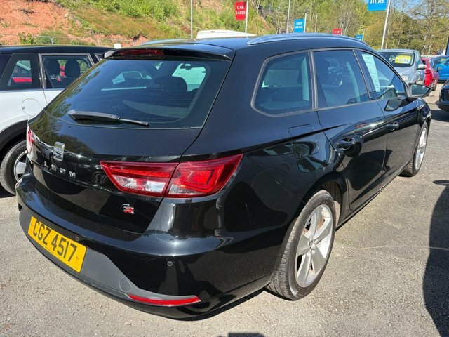 Seat Leon 2.0 Tdi Fr Sport Tourer Euro 6 Black #6