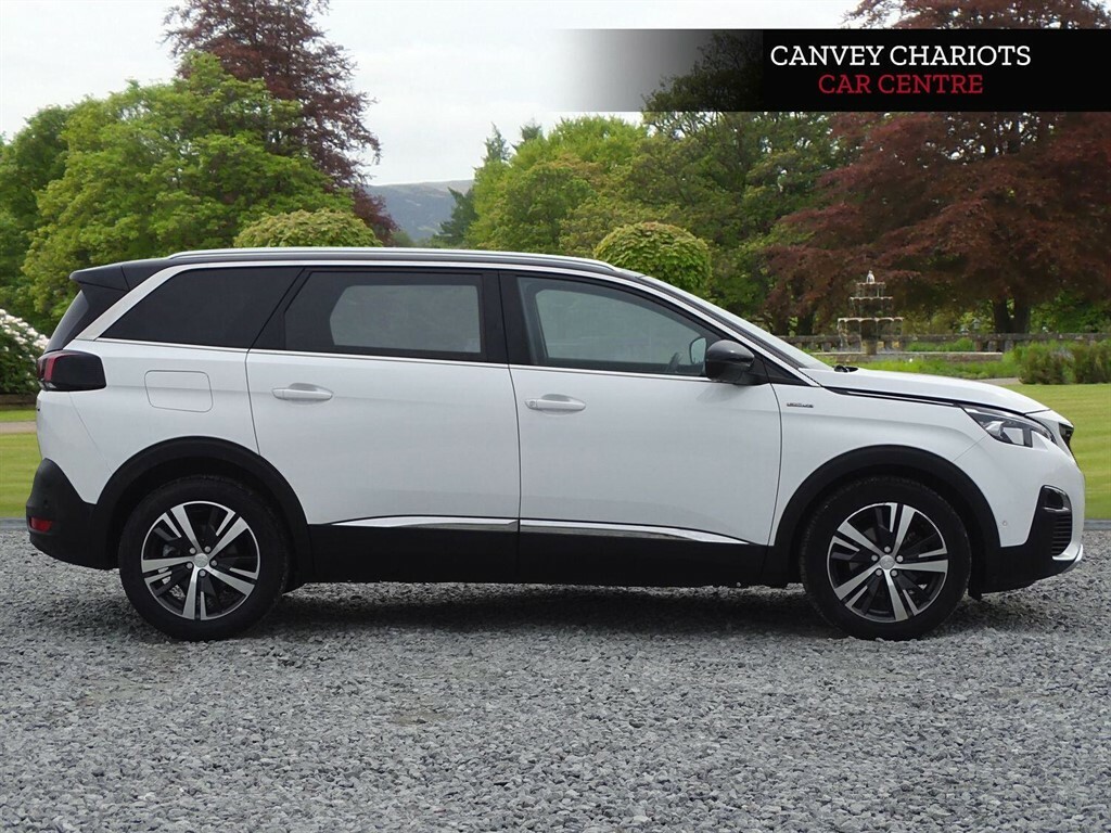 Peugeot 5008 1.2 Puretech Gt Line Euro 6 Ss White #5