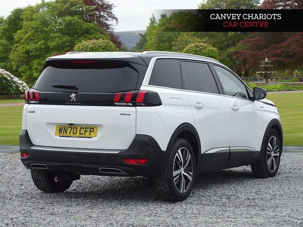 Peugeot 5008 1.2 Puretech Gt Line Euro 6 Ss White #3