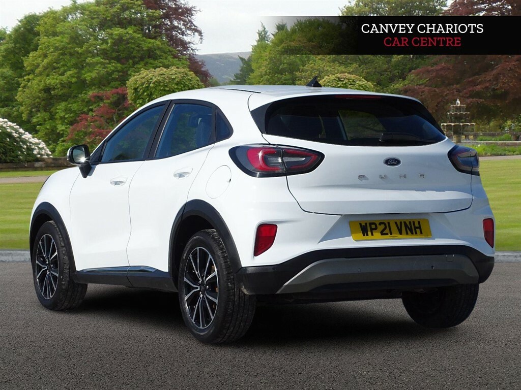 Ford Puma 1.0T Ecoboost Mhev Titanium Euro 6 Ss WP21VNH White #4