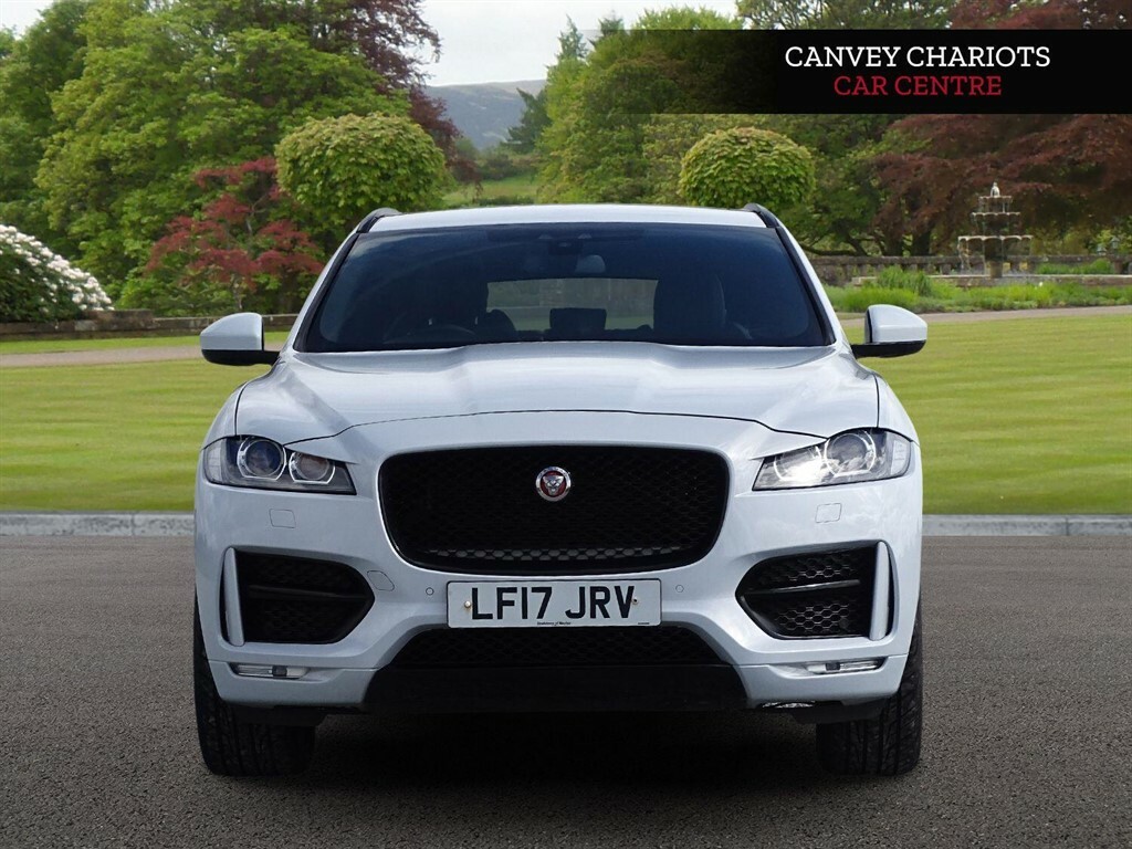 Jaguar F-Pace 2.0 D180 R-sport Awd Euro 6 Ss LF17JRV White #2