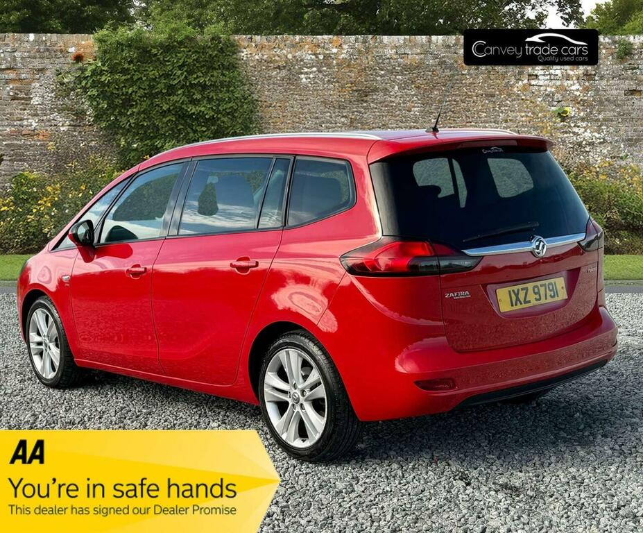 Vauxhall Zafira Tourer Mpv 1.4I Turbo Sri Euro 6 201616 IXZ9791 Red #2