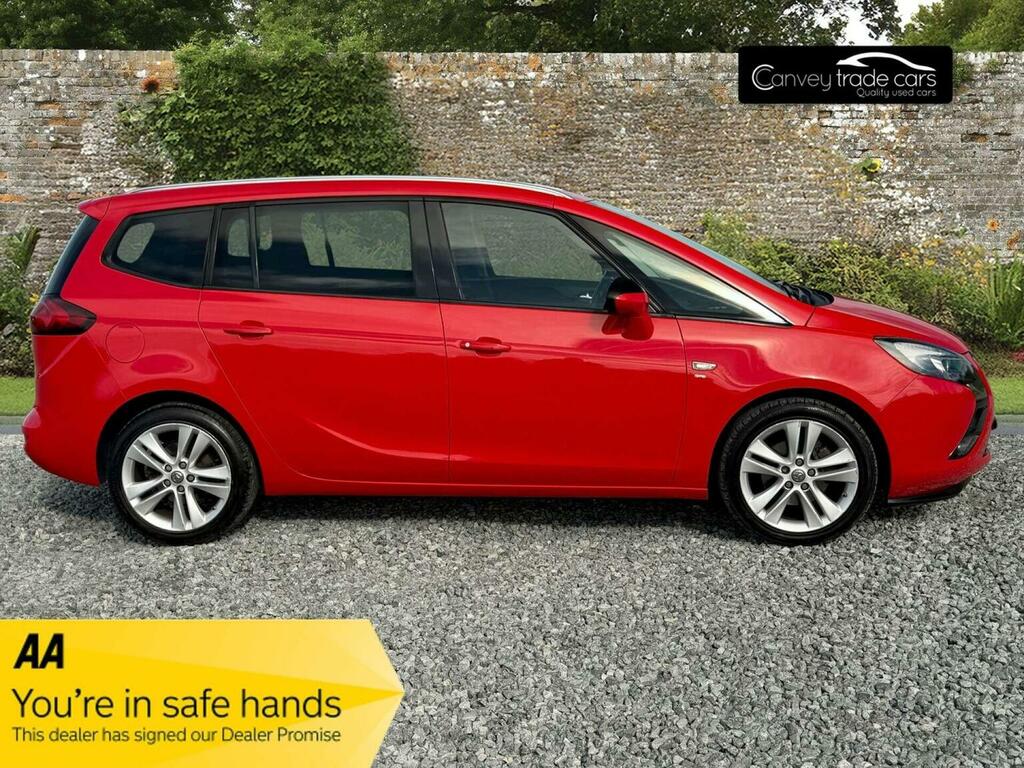 Vauxhall Zafira Tourer Mpv 1.4I Turbo Sri Euro 6 201616 IXZ9791 Red #5