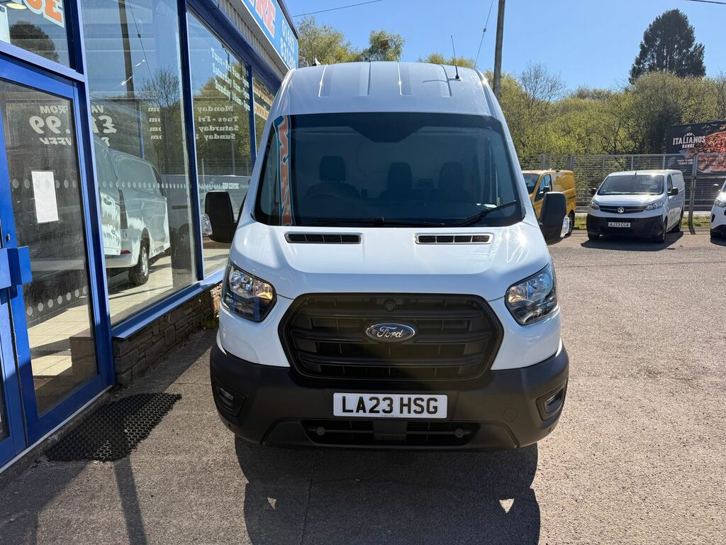 Ford Transit Custom 2.0 350 Ecoblue Leader Panel Van LA23HSG White #2