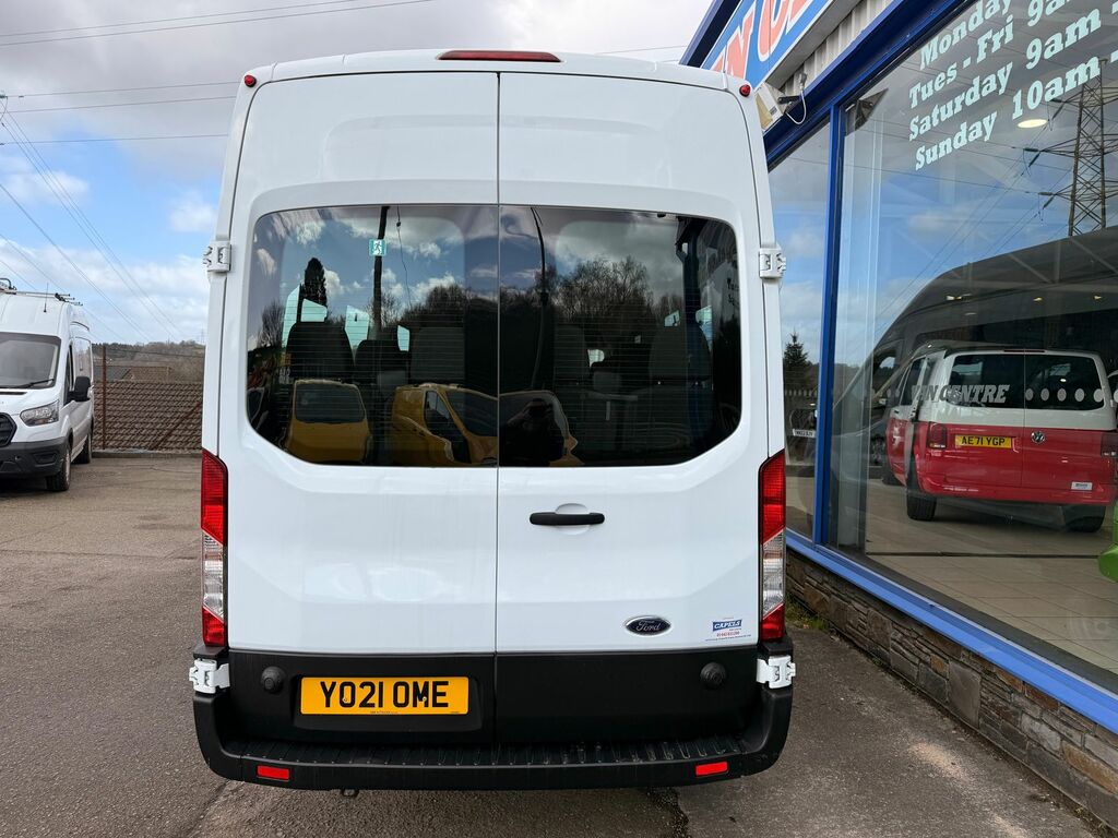 Ford Transit Custom 2.0 460 Ecoblue Trend 17 Seater Minibus YO21OME White #5