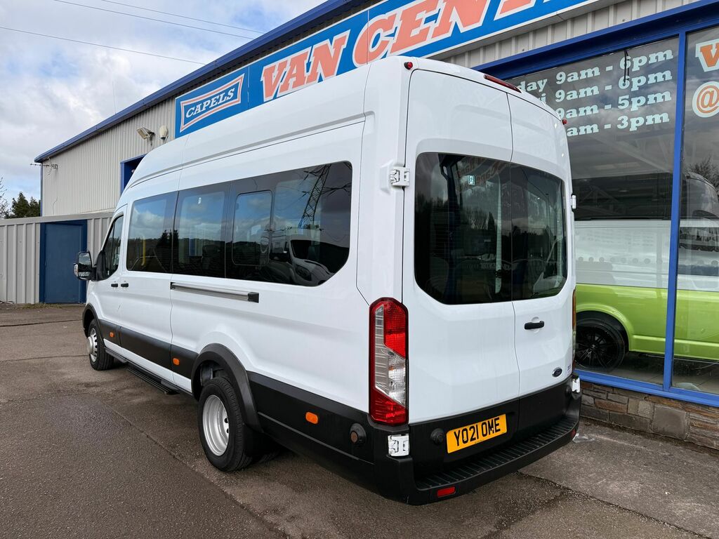 Ford Transit Custom 2.0 460 Ecoblue Trend 17 Seater Minibus YO21OME White #4