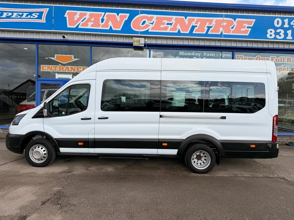 Ford Transit Custom 2.0 460 Ecoblue Trend 17 Seater Minibus YO21OME White #3