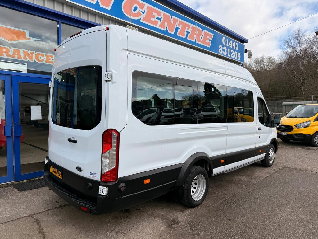 Ford Transit Custom 2.0 460 Ecoblue Trend 17 Seater Minibus YO21OME White #6