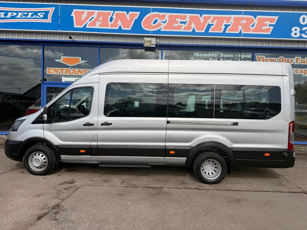 Ford Transit Custom 2.0 460 Ecoblue Trend 17 Seater Minibus EO69UNK Silver #3