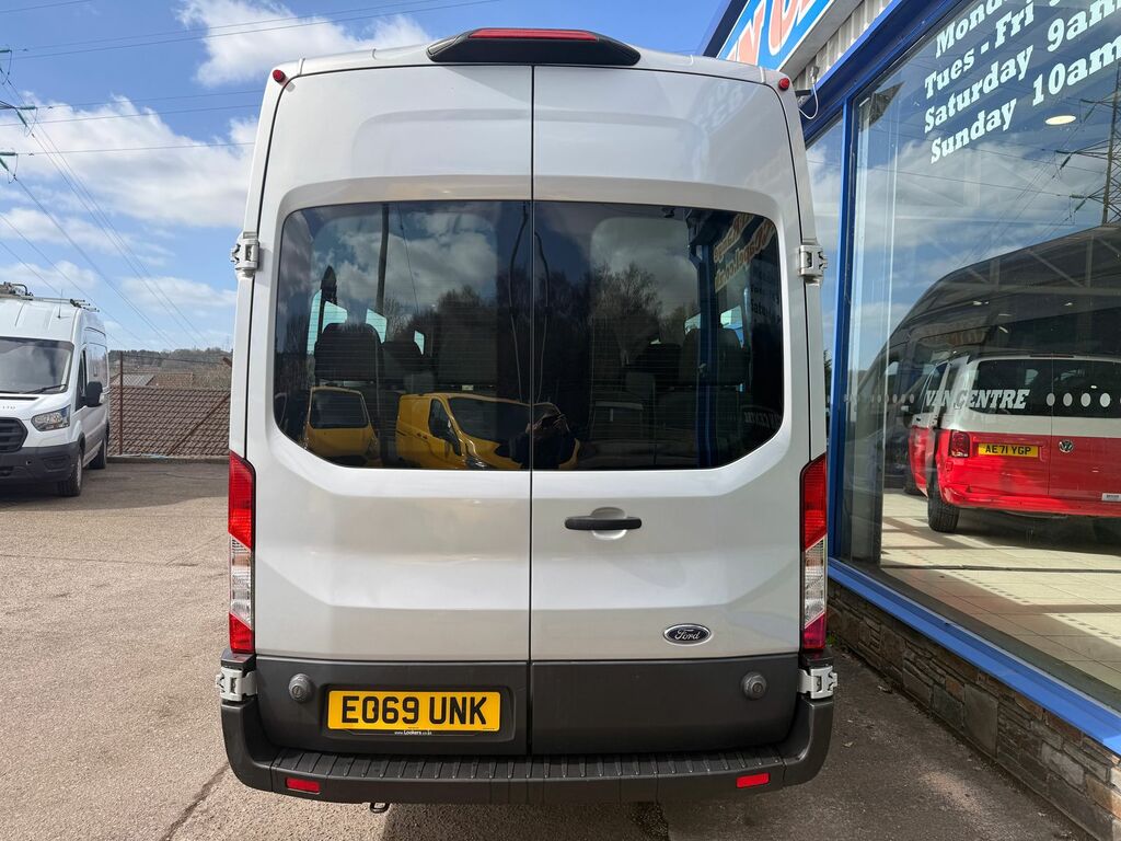 Ford Transit Custom 2.0 460 Ecoblue Trend 17 Seater Minibus EO69UNK Silver #5