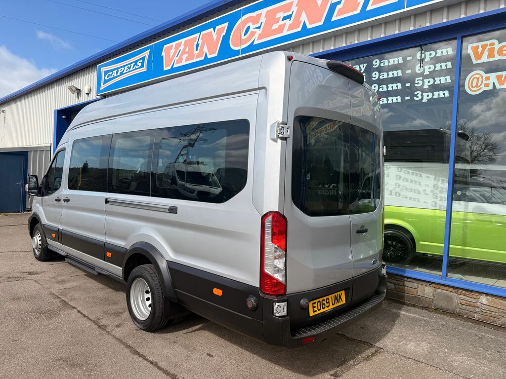 Ford Transit Custom 2.0 460 Ecoblue Trend 17 Seater Minibus EO69UNK Silver #4