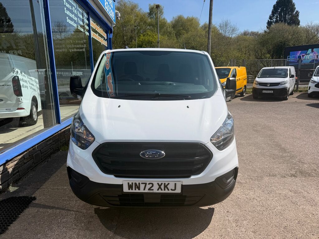 Ford Transit Custom 2.0 300 Ecoblue Leader Panel Van WN72XKJ White #2