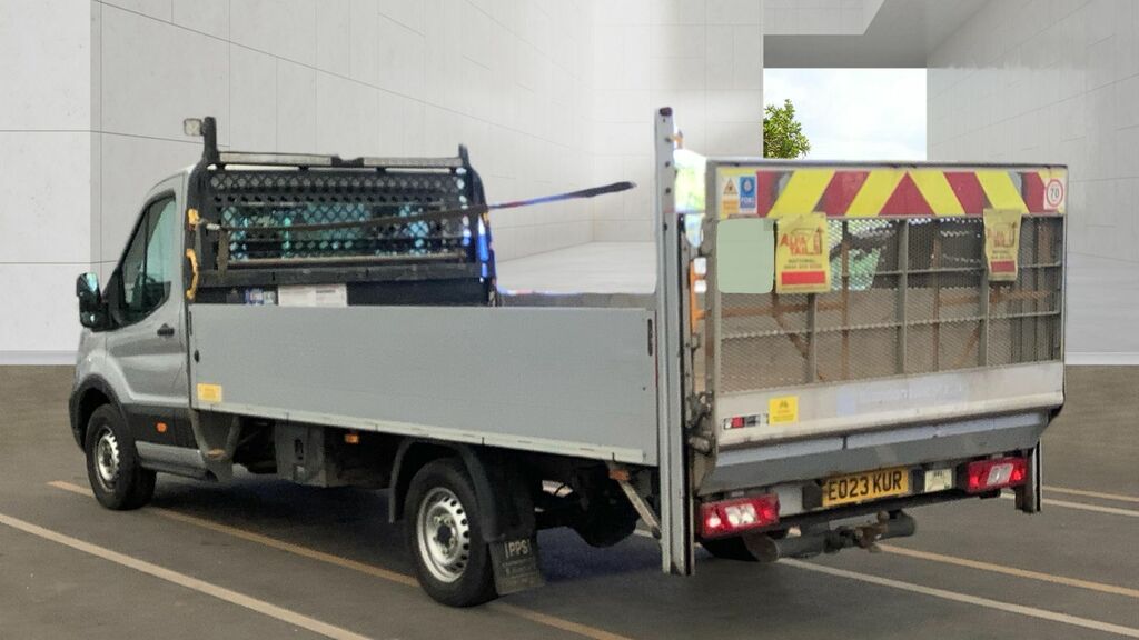 Ford Transit Custom 2.0 350 Ecoblue Hdt Leader Dropside Flatbed Di EO23KUR Silver #3