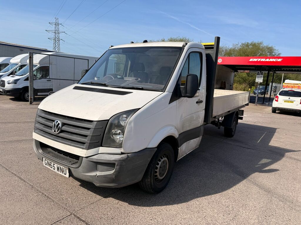 Volkswagen Crafter Panel Van White #1