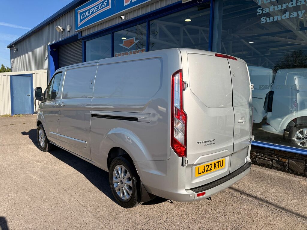 Ford Transit Custom 2.0 300 Ecoblue Limited Panel Van Manua LJ22KTU Silver #4