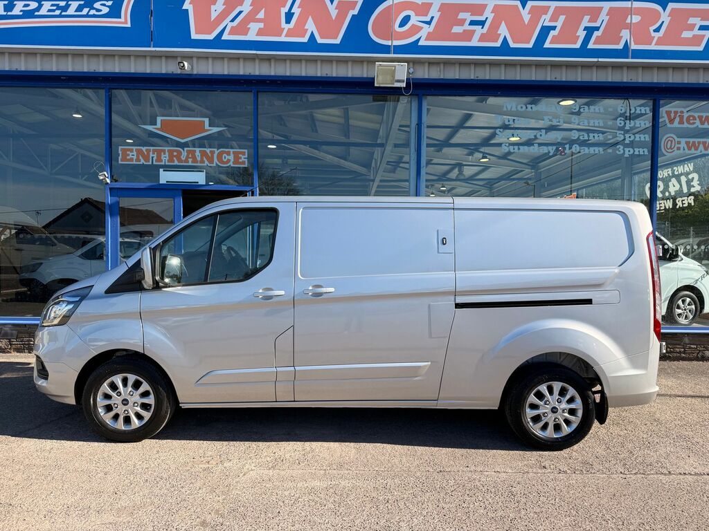 Ford Transit Custom 2.0 300 Ecoblue Limited Panel Van Manua LJ22KTU Silver #3