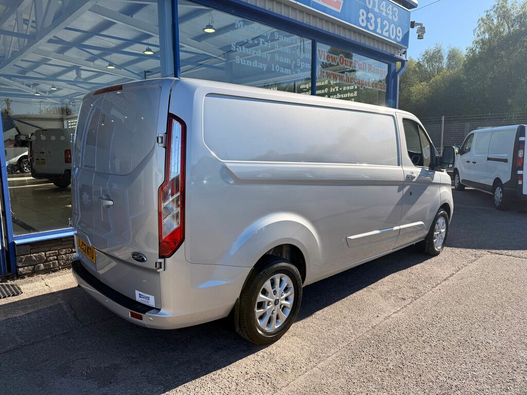 Ford Transit Custom 2.0 300 Ecoblue Limited Panel Van Manua LJ22KTU Silver #6