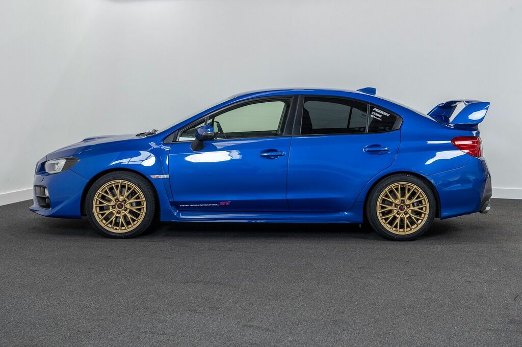 Subaru WRX STI Saloon Blue #4