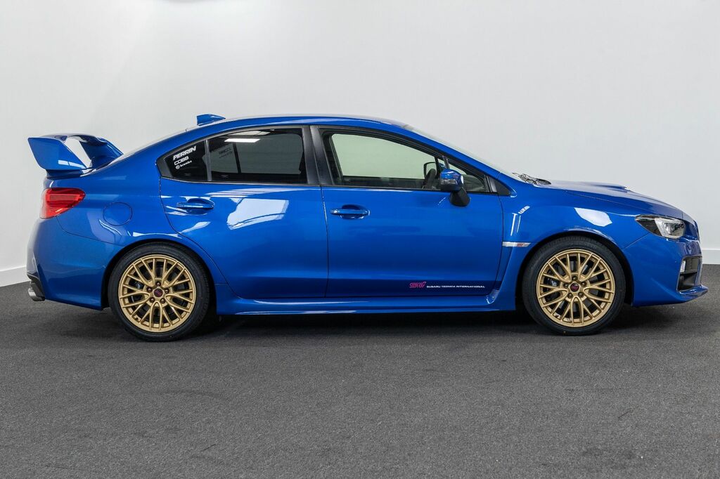 Subaru WRX STI Saloon Blue #2