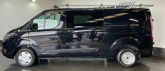 Ford Transit Custom 2.0 300 Ecoblue Trend Panel Van YGZ5893 Black #6
