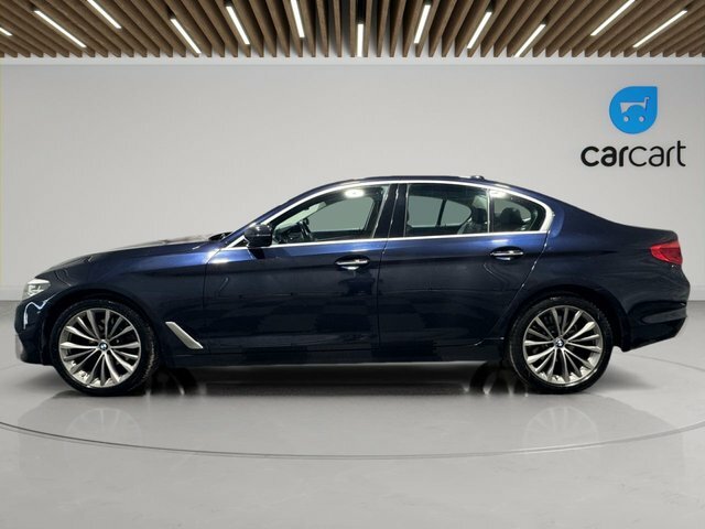 BMW 5 Series 520D Se Saloon YB66VSM Blue #4
