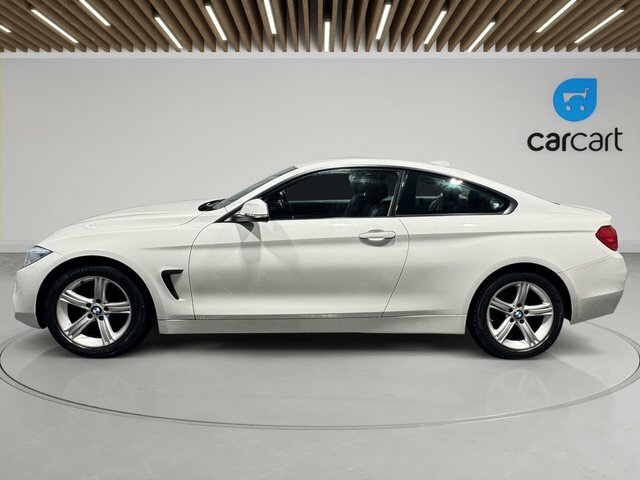 BMW 4 Series Gran Coupe 420D Se Coupe White #4