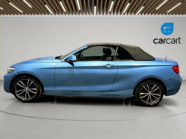 BMW 2 Series 218I Sport Convertible Blue #4