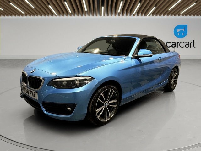BMW 2 Series 218I Sport Convertible Blue #3