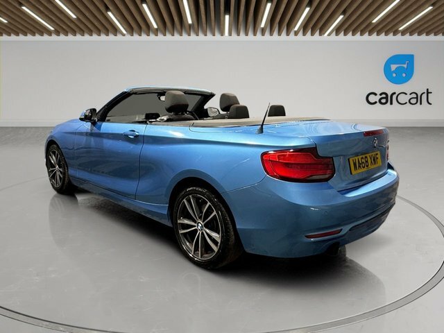 BMW 2 Series 218I Sport Convertible Blue #5