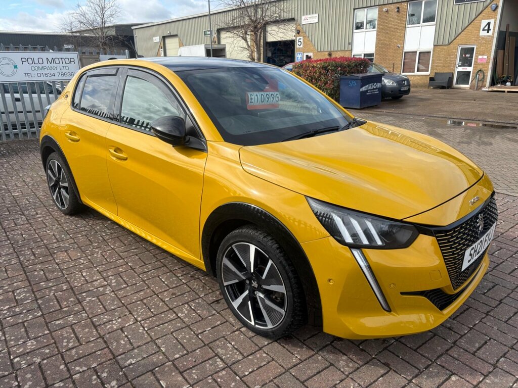 Peugeot e-208 50Kwh Gt Premium SH21FYJ Yellow #3